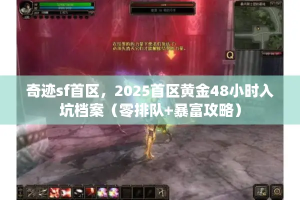 奇迹sf首区，2025首区黄金48小时入坑档案（零排队+暴富攻略）