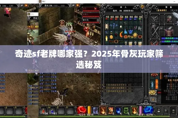 奇迹sf老牌哪家强？2025年骨灰玩家筛选秘笈
