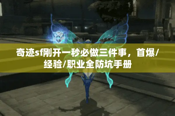 奇迹sf刚开一秒必做三件事，首爆/经验/职业全防坑手册