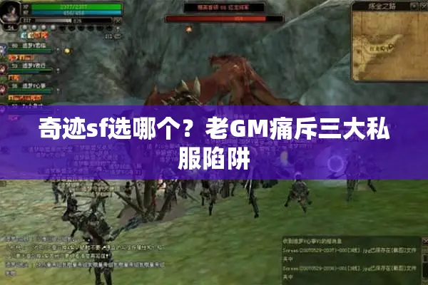 奇迹sf选哪个？老GM痛斥三大私服陷阱