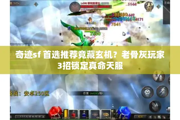 奇迹sf 首选推荐竟藏玄机？老骨灰玩家3招锁定真命天服