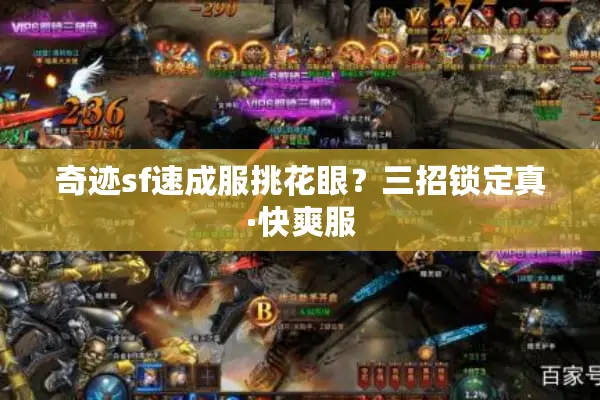 奇迹sf速成服挑花眼？三招锁定真·快爽服