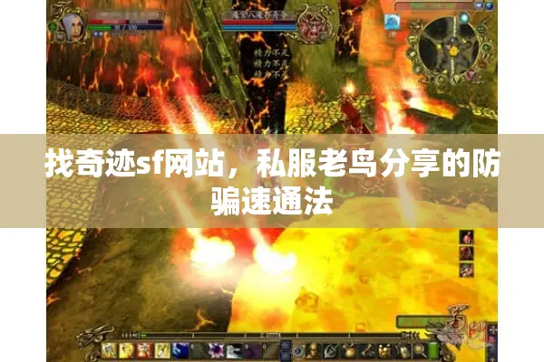 找奇迹sf网站，私服老鸟分享的防骗速通法