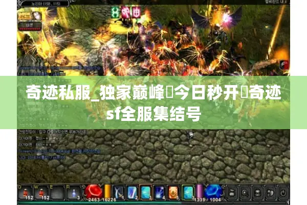 奇迹私服_独家巅峰▷今日秒开◁奇迹sf全服集结号