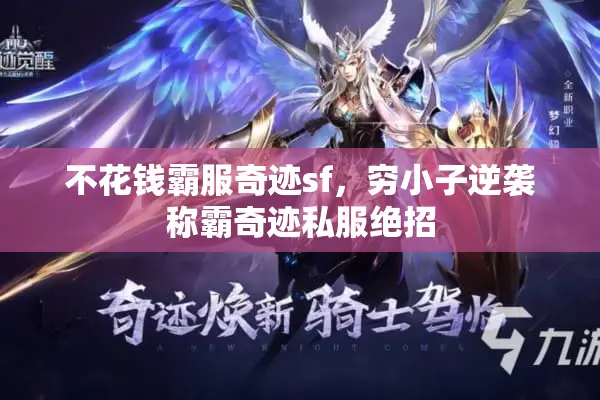 不花钱霸服奇迹sf，穷小子逆袭称霸奇迹私服绝招