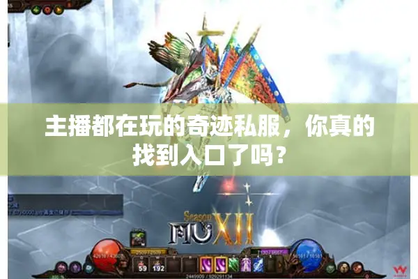 主播都在玩的奇迹私服，你真的找到入口了吗？