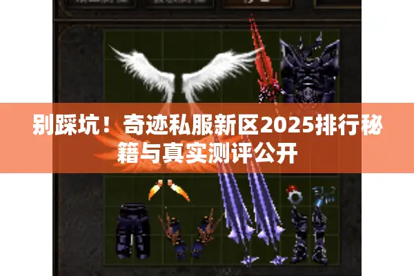 别踩坑！奇迹私服新区2025排行秘籍与真实测评公开