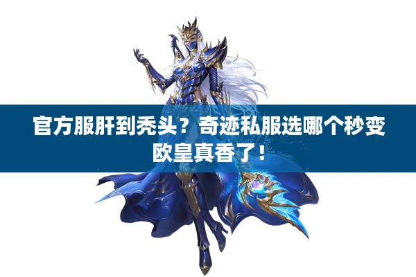 官方服肝到秃头？奇迹私服选哪个秒变欧皇真香了！