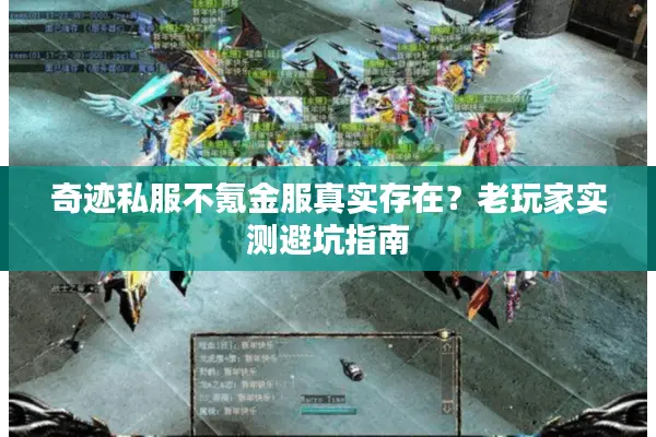 奇迹私服不氪金服真实存在？老玩家实测避坑指南