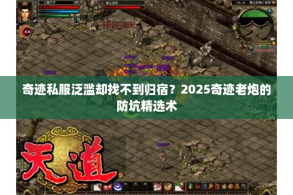 奇迹私服泛滥却找不到归宿?2025奇迹老炮的防坑精选术 奇迹私服泛滥却找不到归宿?2025奇迹老炮的防坑精选术
