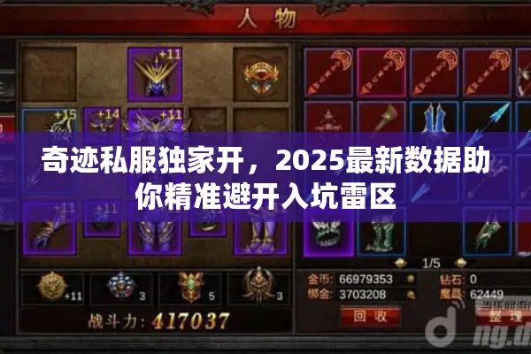 奇迹私服独家开,2025最新数据助你精准避开入坑雷区 奇迹私服独家开,2025最新数据助你精准避开入坑雷区
