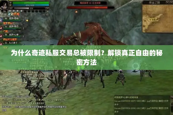为什么奇迹私服交易总被限制？解锁真正自由的秘密方法