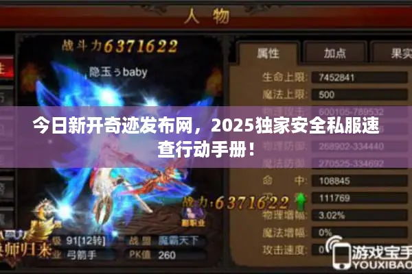 今日新开奇迹发布网，2025独家安全私服速查行动手册！