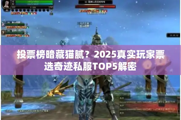 投票榜暗藏猫腻？2025真实玩家票选奇迹私服TOP5解密