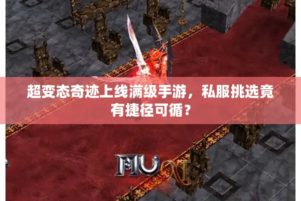 超变态奇迹上线满级手游，私服挑选竟有捷径可循？