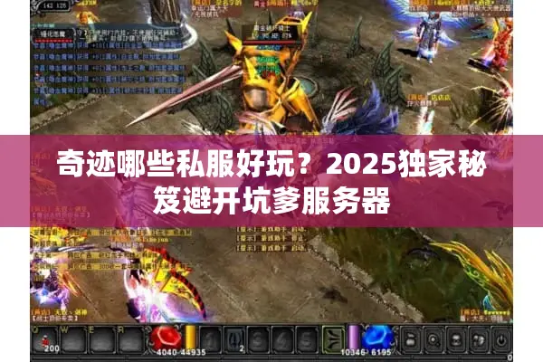 奇迹哪些私服好玩？2025独家秘笈避开坑爹服务器