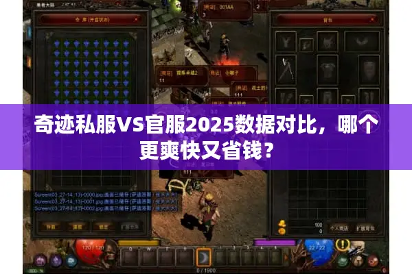 奇迹私服VS官服2025数据对比，哪个更爽快又省钱？
