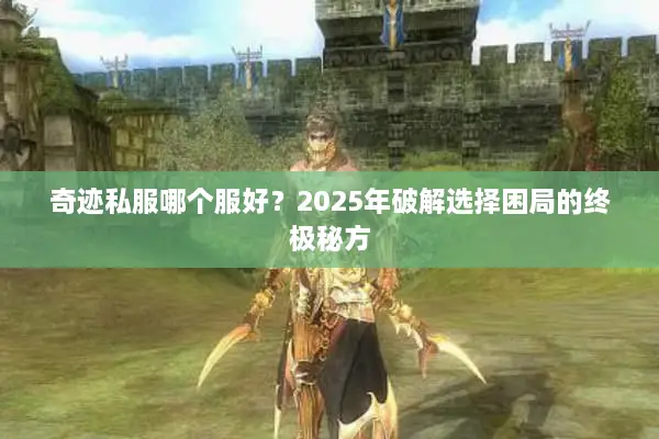 奇迹私服哪个服好？2025年破解选择困局的终极秘方