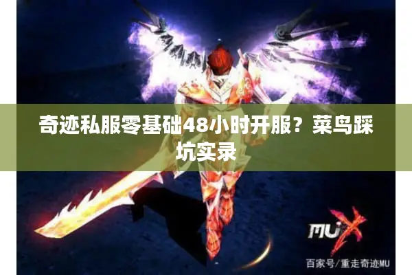 奇迹私服零基础48小时开服？菜鸟踩坑实录