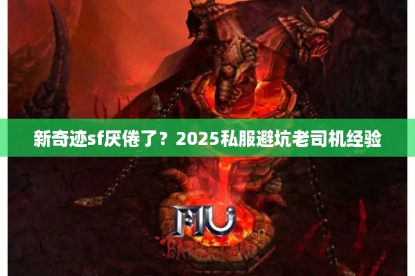 新奇迹sf厌倦了？2025私服避坑老司机经验