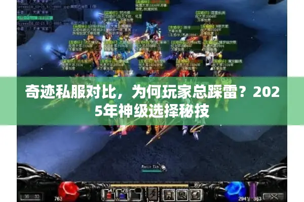 奇迹私服对比，为何玩家总踩雷？2025年神级选择秘技
