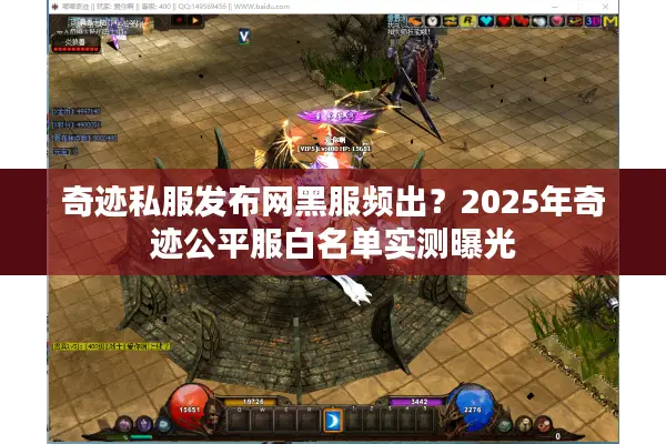 奇迹私服发布网黑服频出？2025年奇迹公平服白名单实测曝光