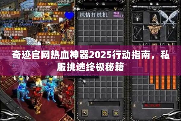 奇迹官网热血神器2025行动指南，私服挑选终极秘籍