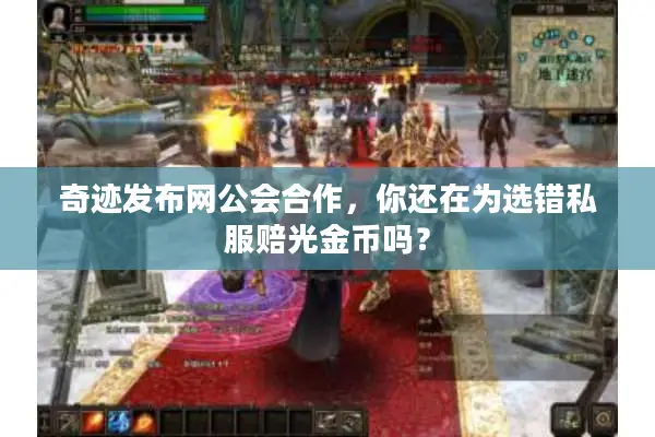 奇迹发布网公会合作，你还在为选错私服赔光金币吗？