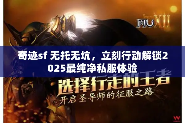 奇迹sf 无托无坑，立刻行动解锁2025最纯净私服体验