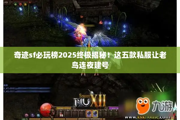 奇迹sf必玩榜2025终极揭秘！这五款私服让老鸟连夜建号