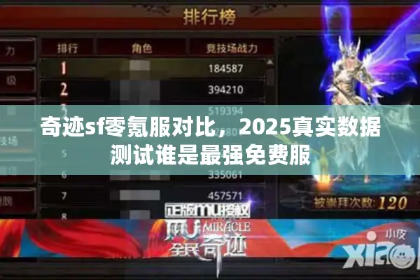 奇迹sf零氪服对比，2025真实数据测试谁是最强免费服