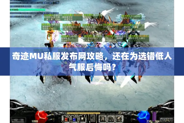 奇迹MU私服发布网攻略，还在为选错低人气服后悔吗？