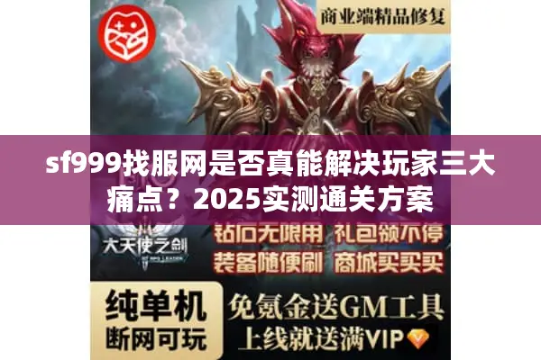 sf999找服网是否真能解决玩家三大痛点？2025实测通关方案