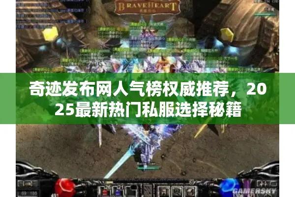奇迹发布网人气榜权威推荐，2025最新热门私服选择秘籍
