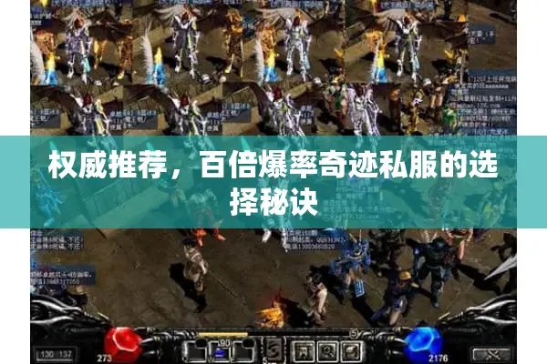 权威推荐，百倍爆率奇迹私服的选择秘诀
