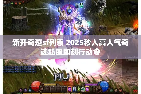新开奇迹sf列表 2025秒入高人气奇迹私服即刻行动令
