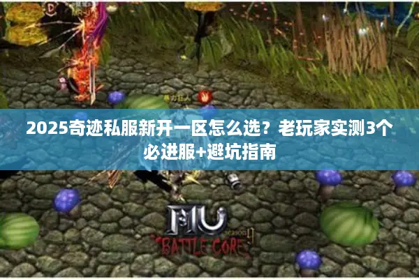 2025奇迹私服新开一区怎么选？老玩家实测3个必进服+避坑指南