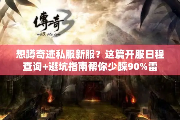 想蹲奇迹私服新服？这篇开服日程查询+避坑指南帮你少踩90%雷