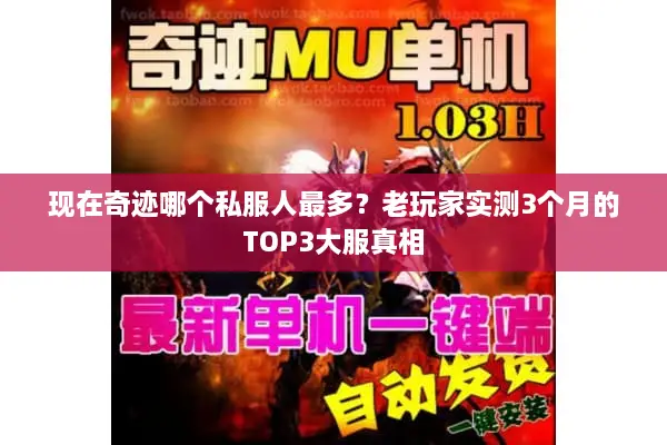 现在奇迹哪个私服人最多？老玩家实测3个月的TOP3大服真相