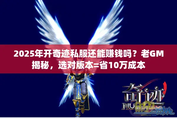 2025年开奇迹私服还能赚钱吗？老GM揭秘，选对版本=省10万成本
