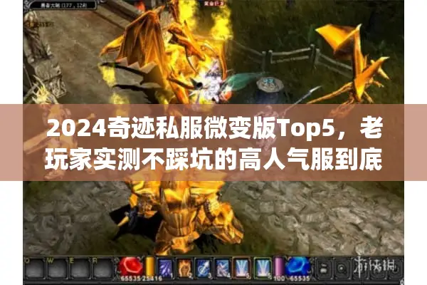 2024奇迹私服微变版Top5，老玩家实测不踩坑的高人气服到底藏在哪？