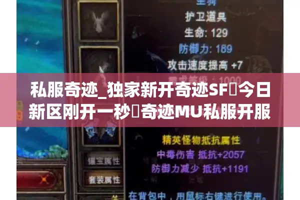私服奇迹_独家新开奇迹SF▷今日新区刚开一秒◁奇迹MU私服开服表查询
