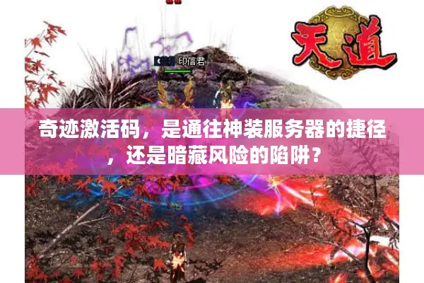 奇迹激活码，是通往神装服务器的捷径，还是暗藏风险的陷阱？