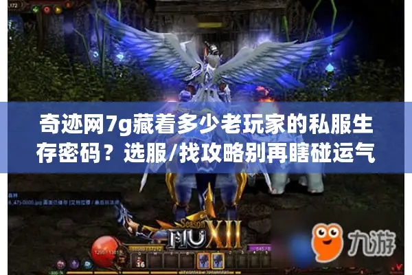奇迹网7g藏着多少老玩家的私服生存密码？选服/找攻略别再瞎碰运气